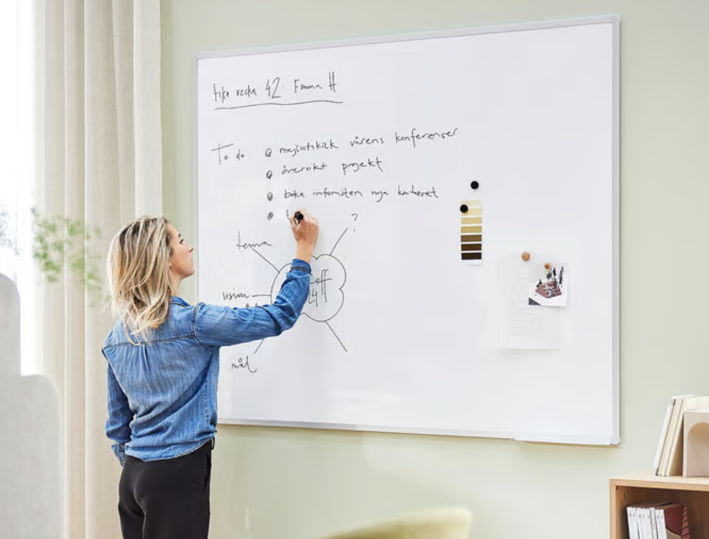 whiteboard tavla skrivtavla kontorsmaterail billigt sverige